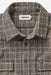 Taylor Stitch THE LEDGE SHIRT Coal Plaid Collar