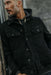 Taylor Stitch - The Long Haul Jacket - Black Indigo Waffle - Model