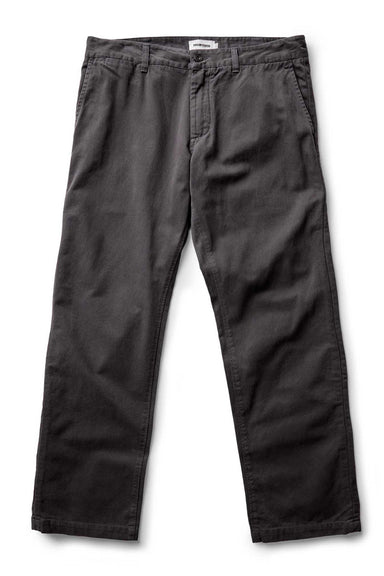 taylor stitch the straight foundation pant faded black flatlay