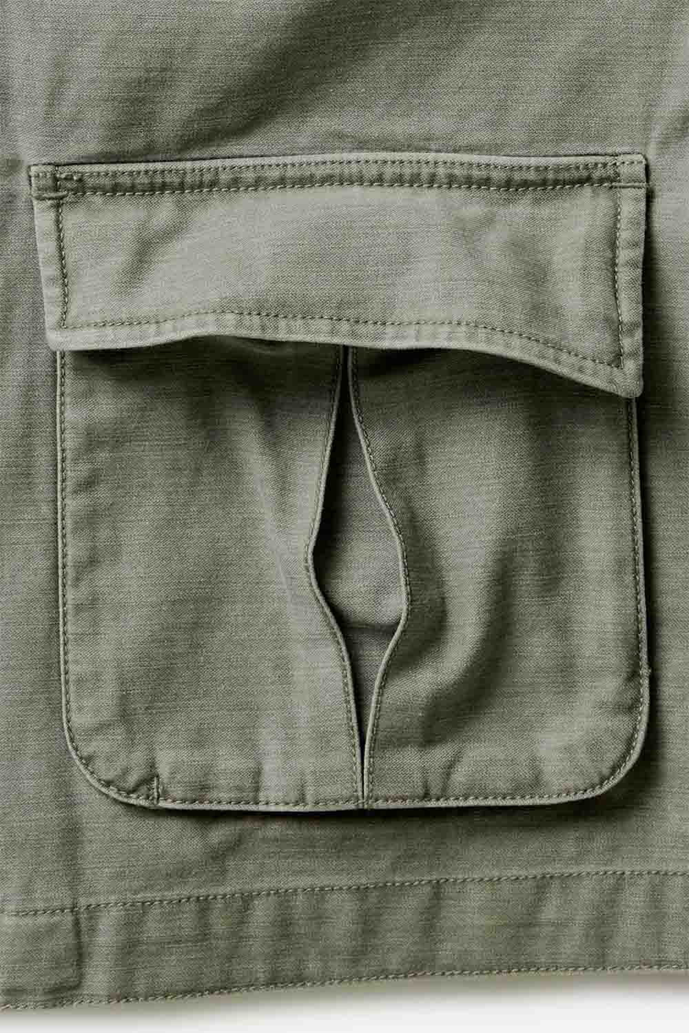 taylor stitch the surplus jacket field olive sateen pocket