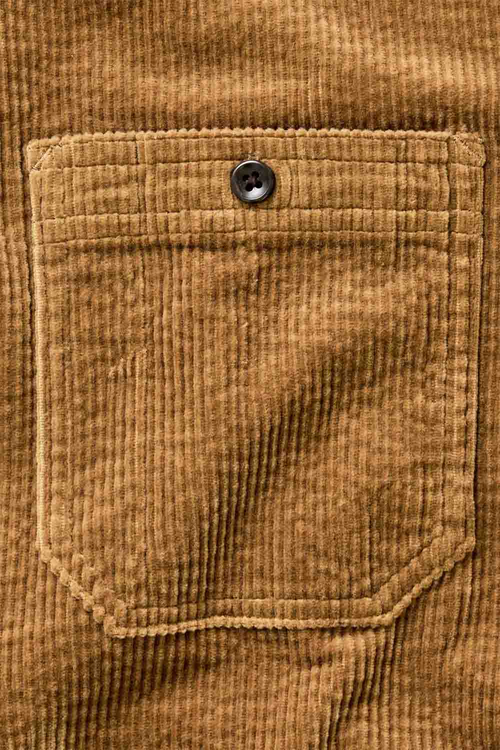taylor stitch the utility shirt bourbon corduroy pocket