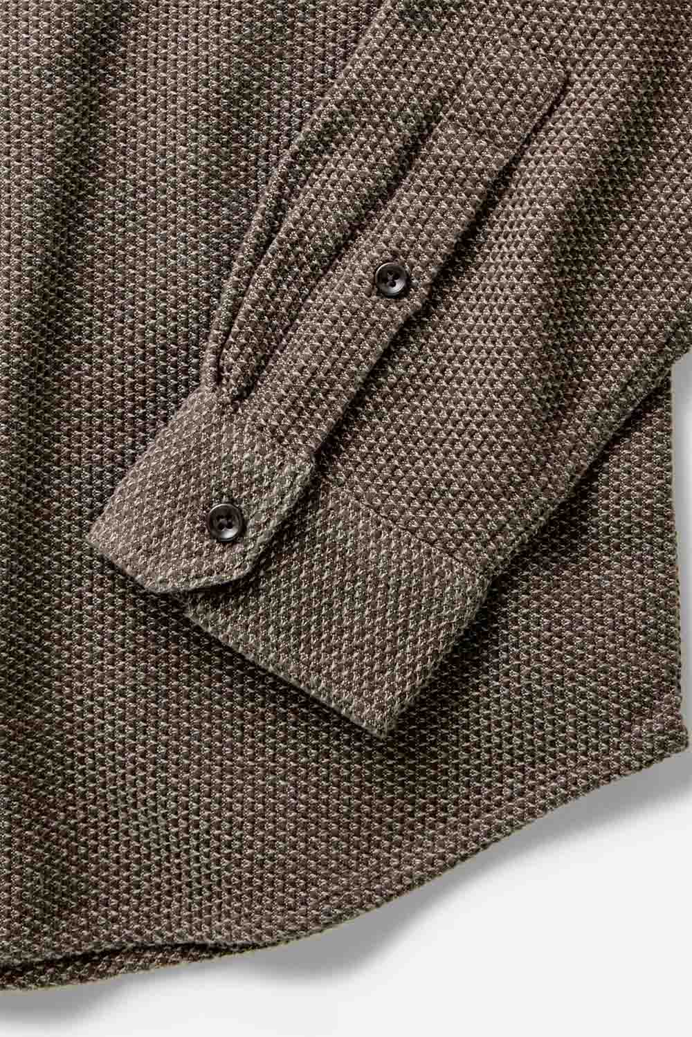 Taylor Stitch THE UTILITY SHIRT Mulch Sashiko Sleeve