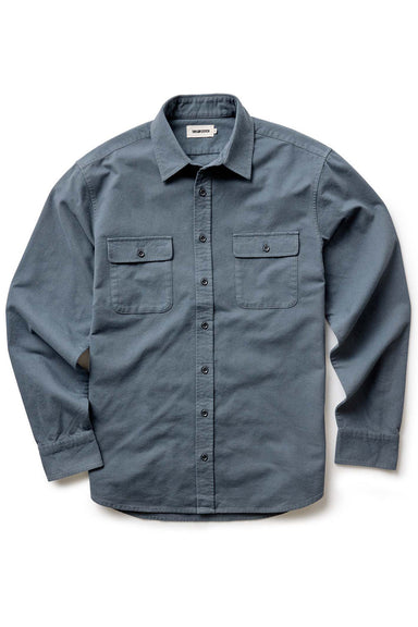 Taylor Stitch THE YOSEMITE SHIRT Slate Flatlay