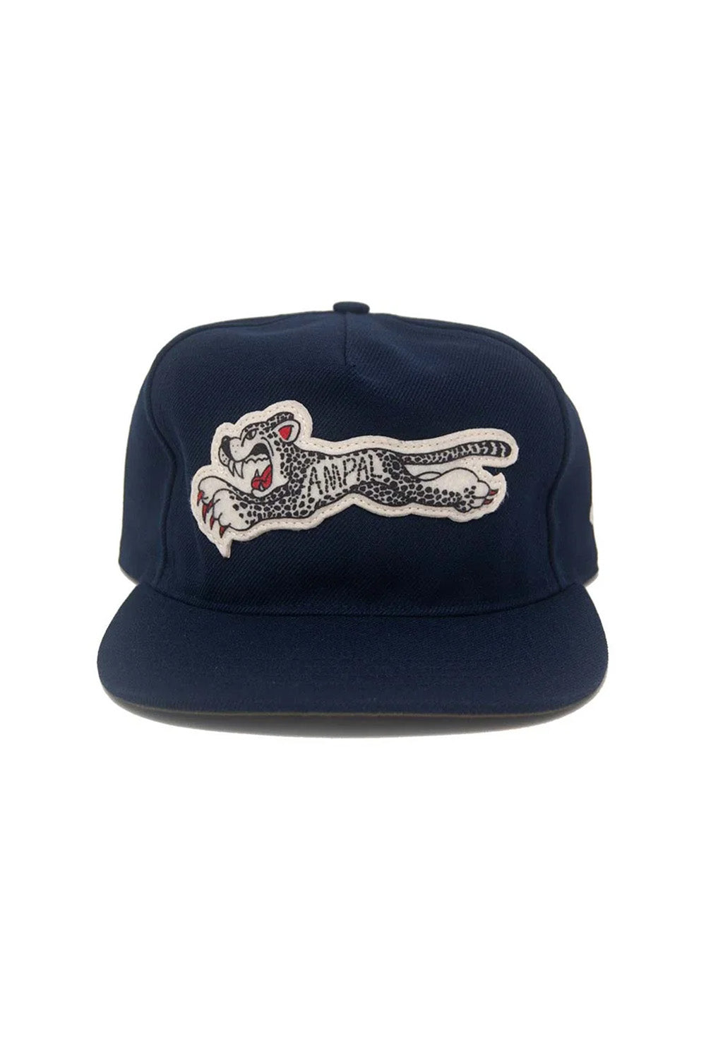 The Ampal Creative Cheetah III Snapback in Navy — Front view