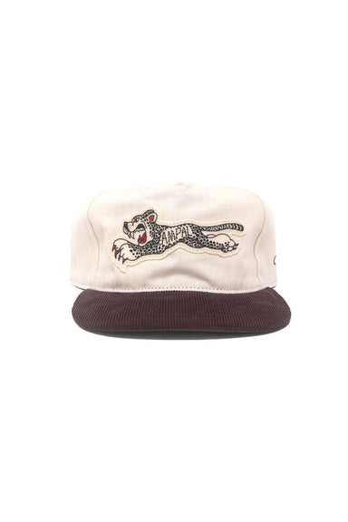 The Ampal Creative - Cheetah Two Tone Snapback - Natural - Side