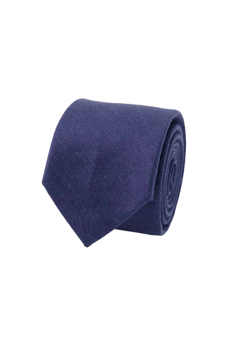 the tie bar linen row tie navy roll