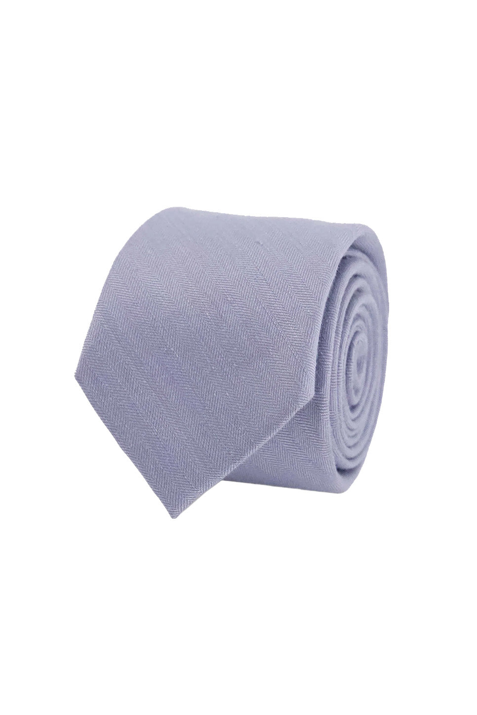 the tie bar linen row tie slate blue roll
