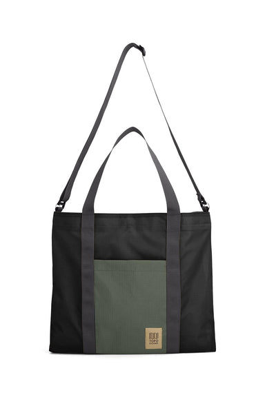 topo mountain essential tote black neutral front 