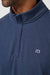 Travis Mathew - Cloud Quarter Zip 2.0 - Heather Blue Nights - Collar Detail