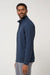 Travis Mathew - Cloud Quarter Zip 2.0 - Heather Blue Nights - Model Side