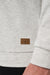 Travis Mathew Cloud Sweater in Heather Grey — Detail label view