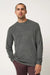 Travis Mathew - Social Club Brushed Crew - Heather Dk Grey - Model Front