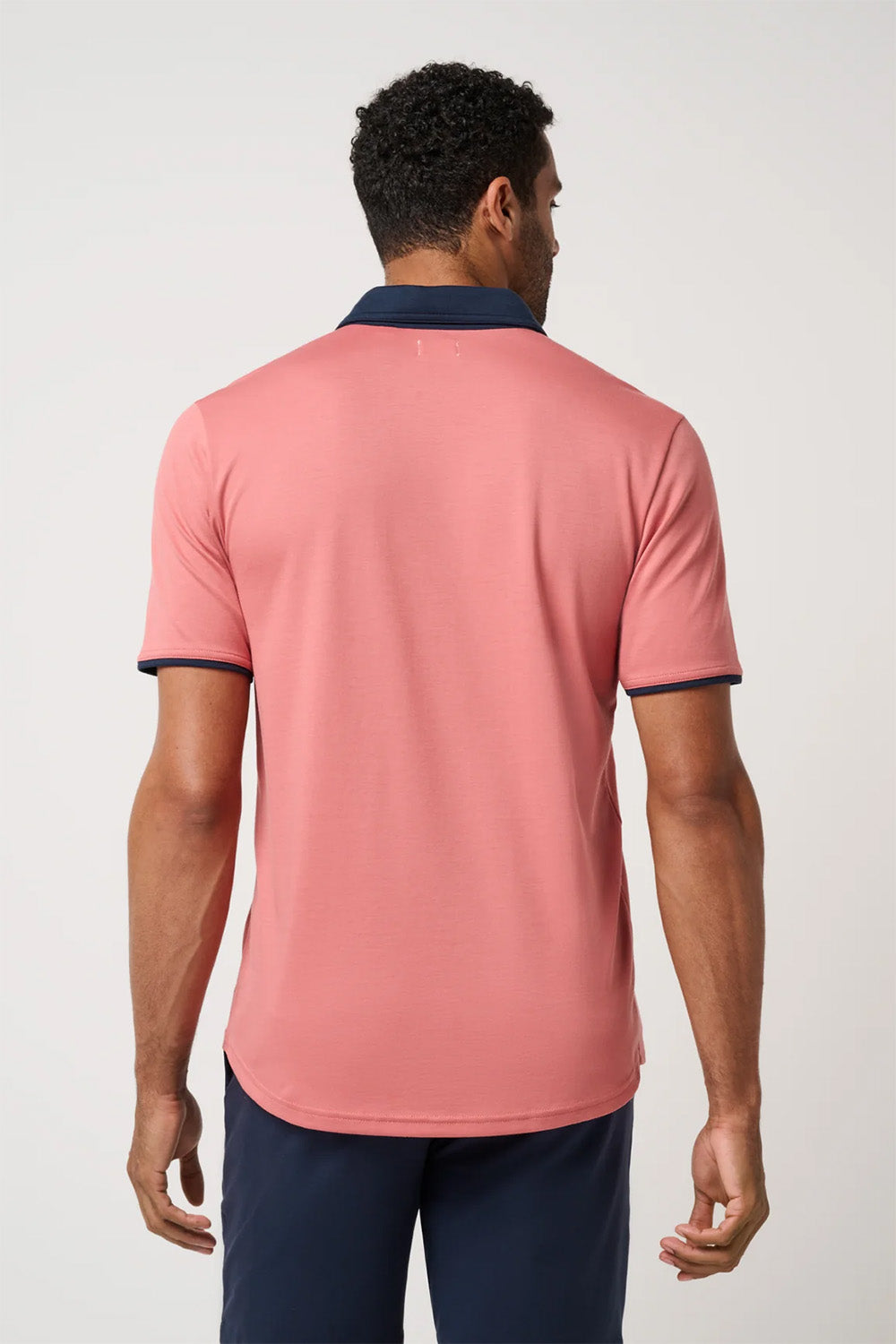 travis mathew all day social club polo brick dust back