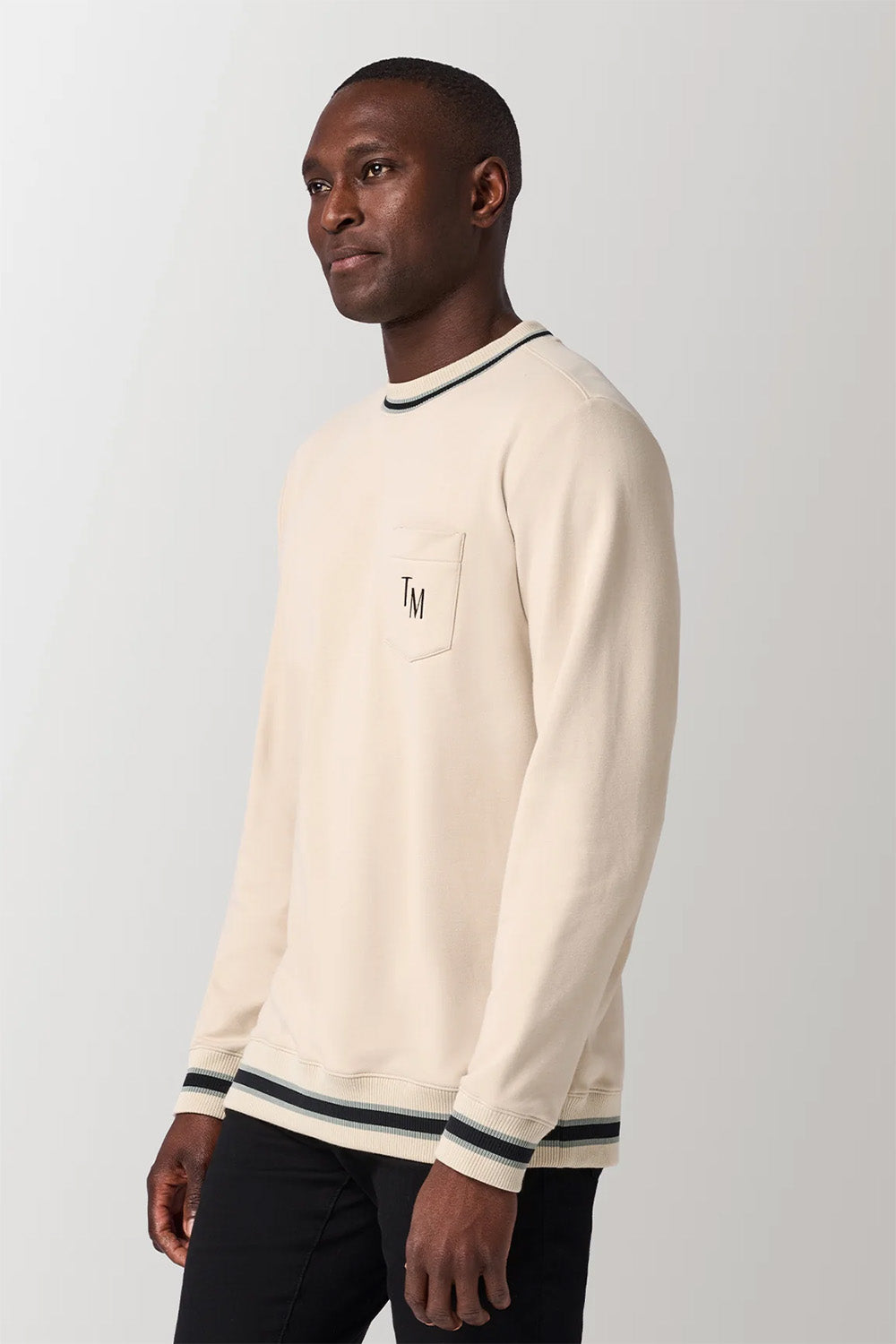 travis mathew cloud precision crew italian sand side