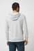 travis mathew cloud waffle hoodie light grey back