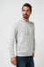 travis mathew cloud waffle hoodie light grey side