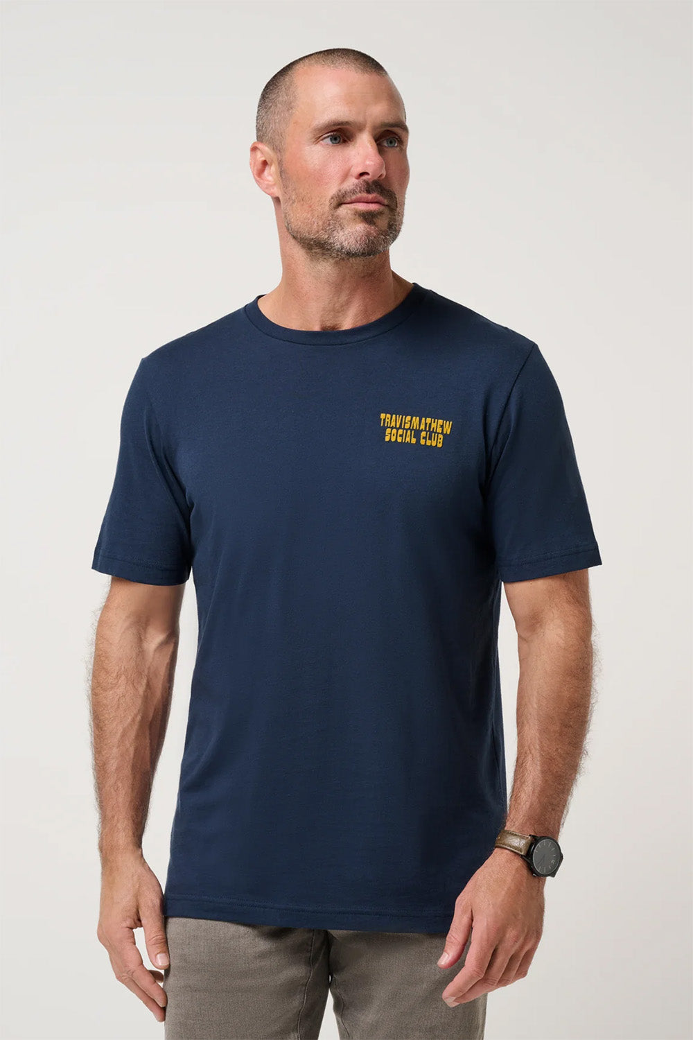 travis mathew club dues tee total eclipse front