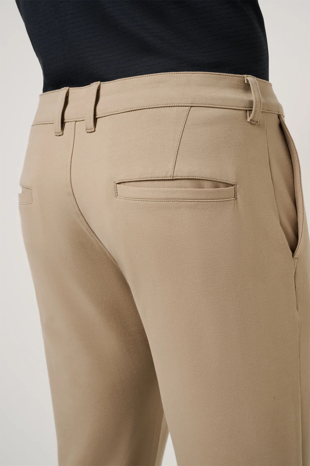 travis mathew legacy stretchknit weathered teak back detail