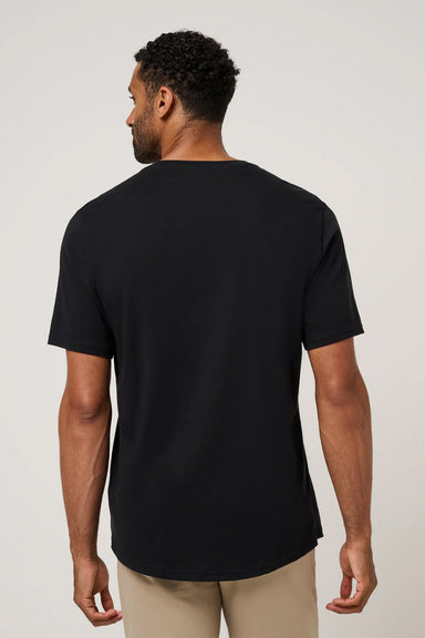 travis mathew social club tee black back