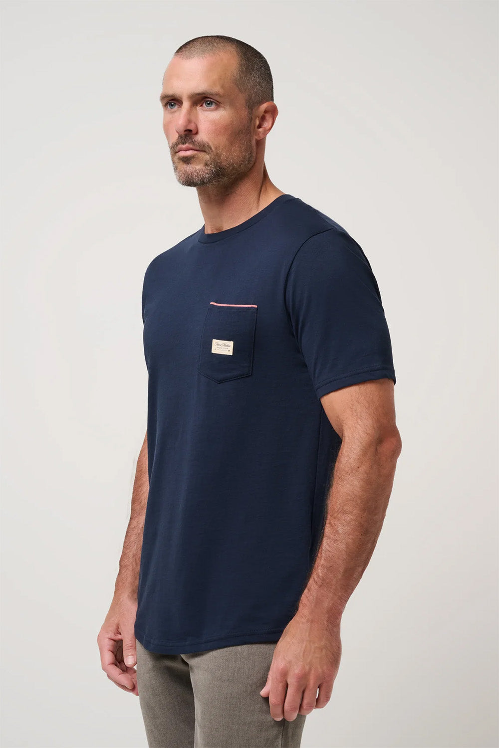 travis mathew social club tee total eclipse side