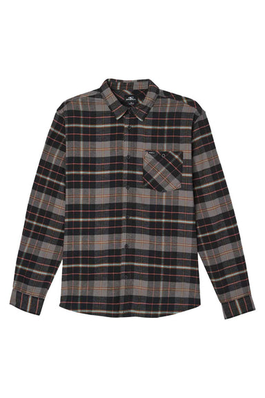 O'Neill - Redmond Stretch Flannel - Black - Flatlay