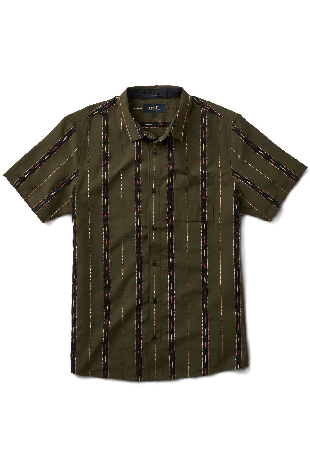 Roark - Journey SS Woven - Antico Military - Flatlay