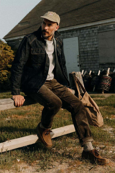 Taylor Stitch THE CARNEGIE PANT Fatigue Olive Corduroy