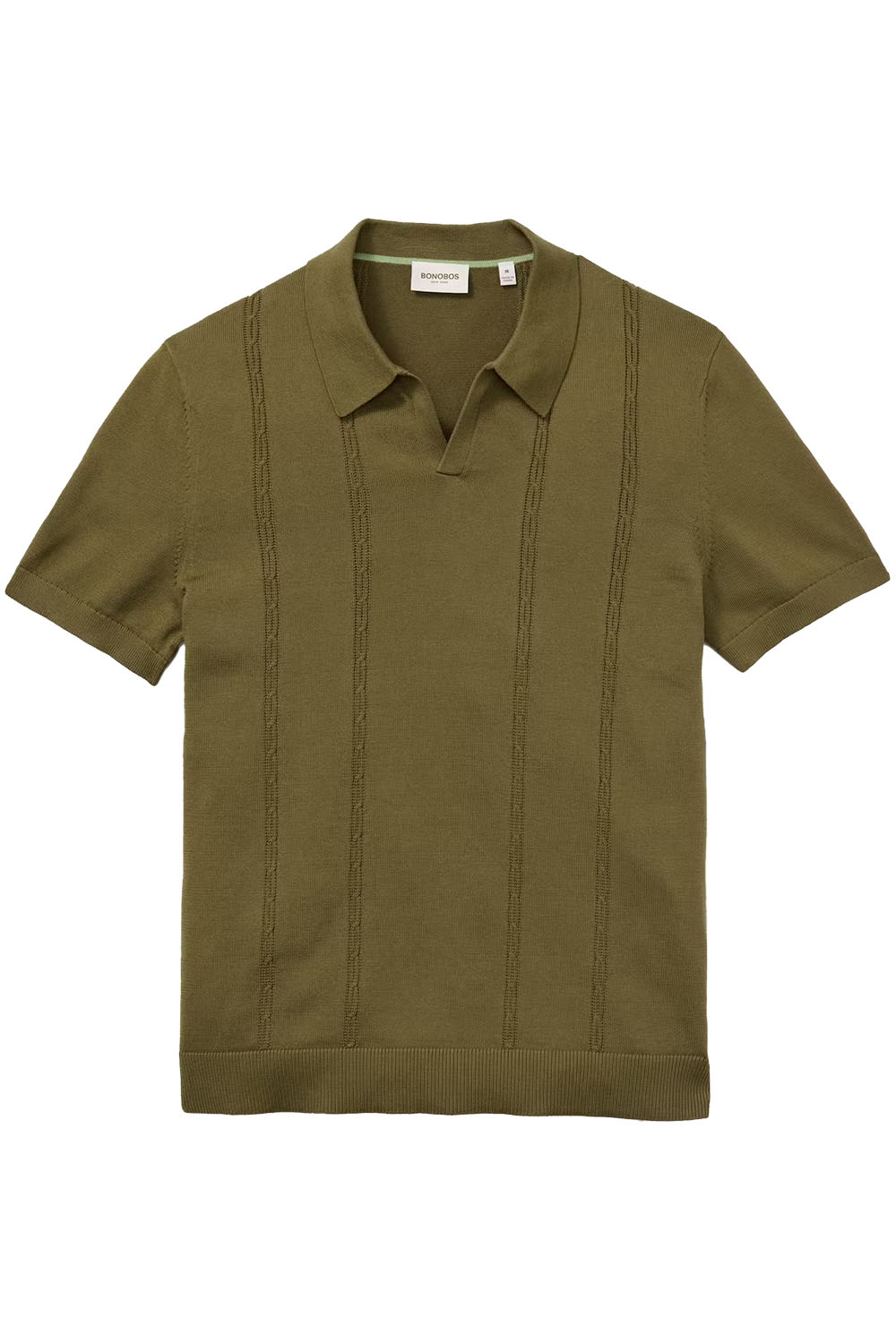 HUDSON SWEATER POLO Army
