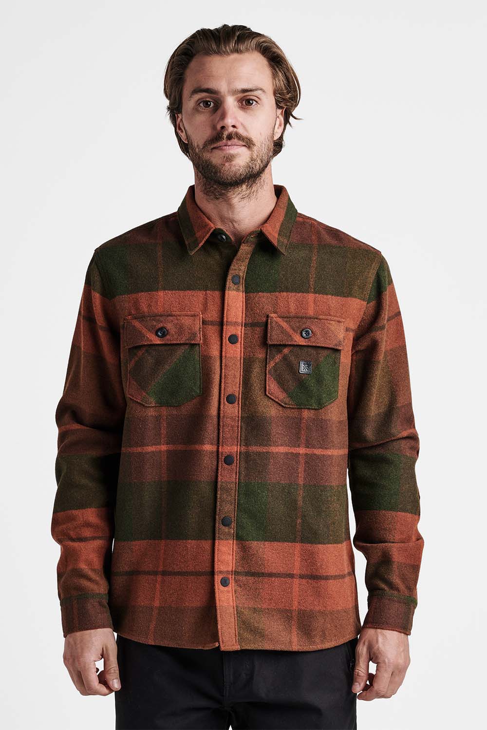 Roark - Nordsman Flannel LS - Military - Front