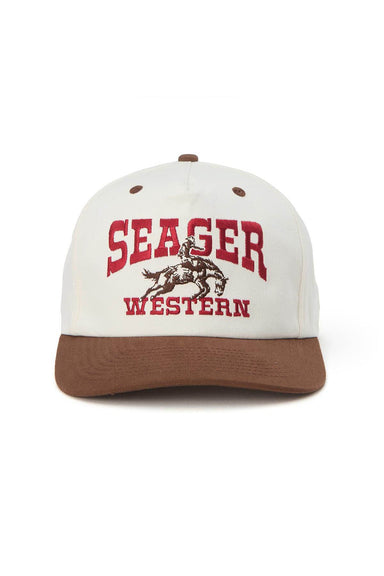 Seager - Rodeo Snapback - Cream/Brown - Front