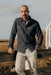 Taylor Stitch - The Utility Shirt - Rinsed Indigo Stripe - Model