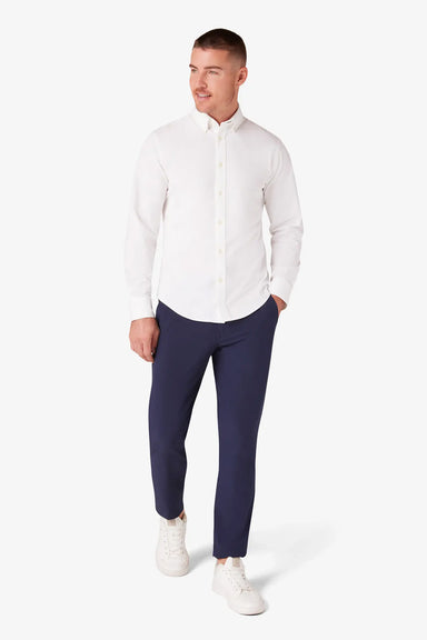 Mizzen + Main - Ellis Oxford - White Solid - Front