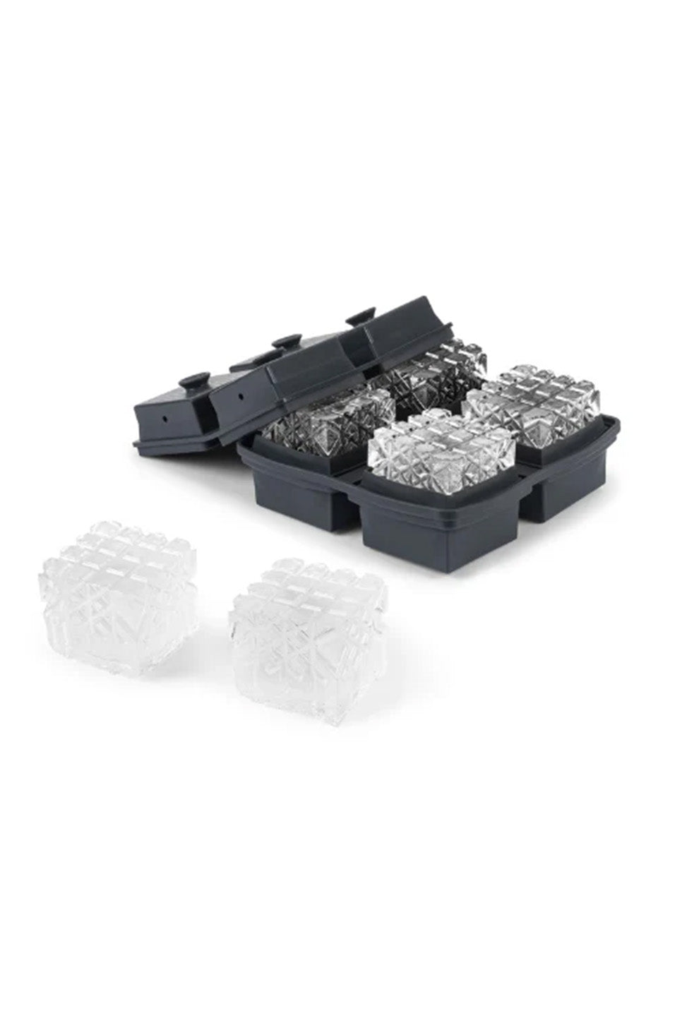 W&P - Crystal Ice Cube Tray - Charcoal
