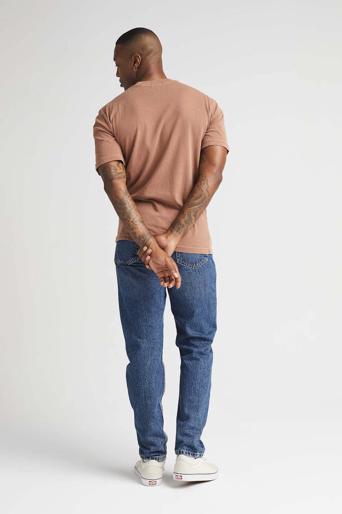 Richer Poorer - Relaxed SS Tee - Latte - Back