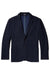 Faherty Inlet Herringbone Blazer in Navy Twilight — Flatlay view