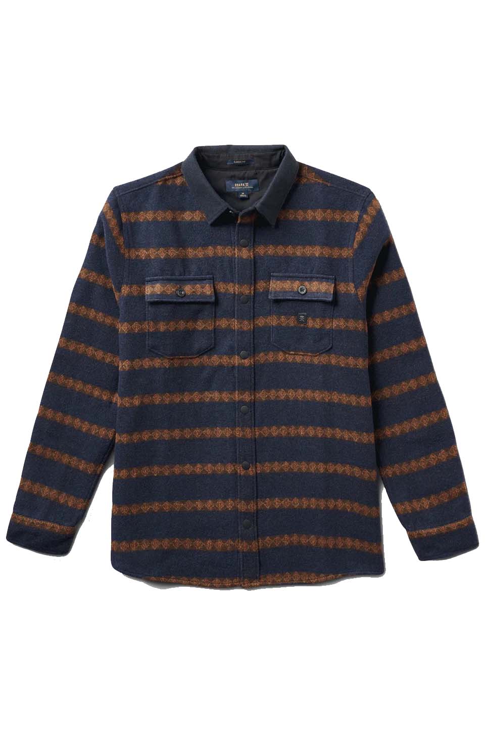 Roark - Nordsman Flannel LS - Dark Navy 2 - Flatlay