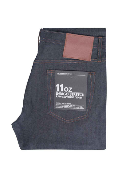 Unbranded - UB222 Tapered - Indigo Stretch Selvedge - Flatlay View