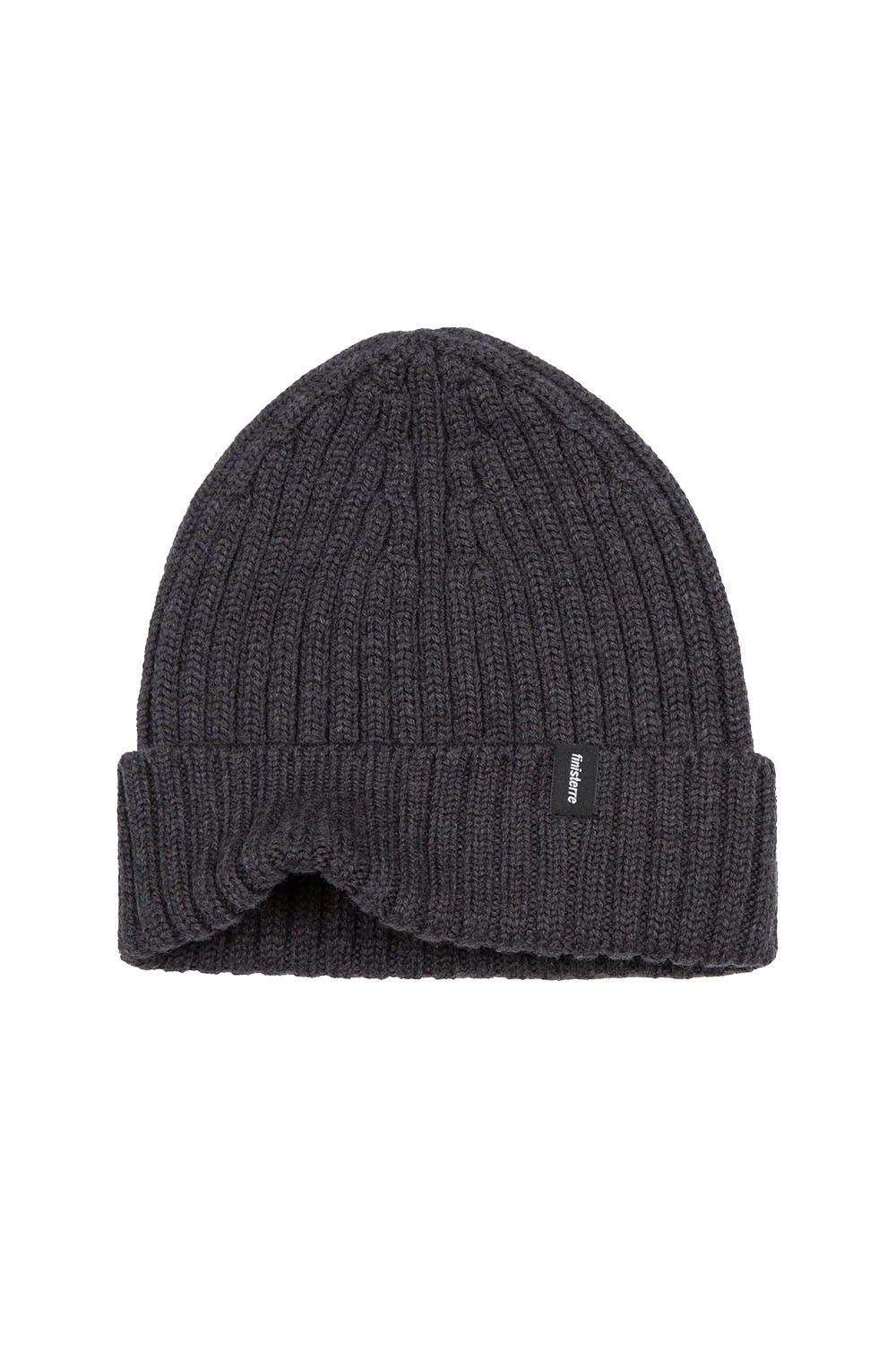 Finisterre - Fisherman Beanie - Charcoal - Flatlay