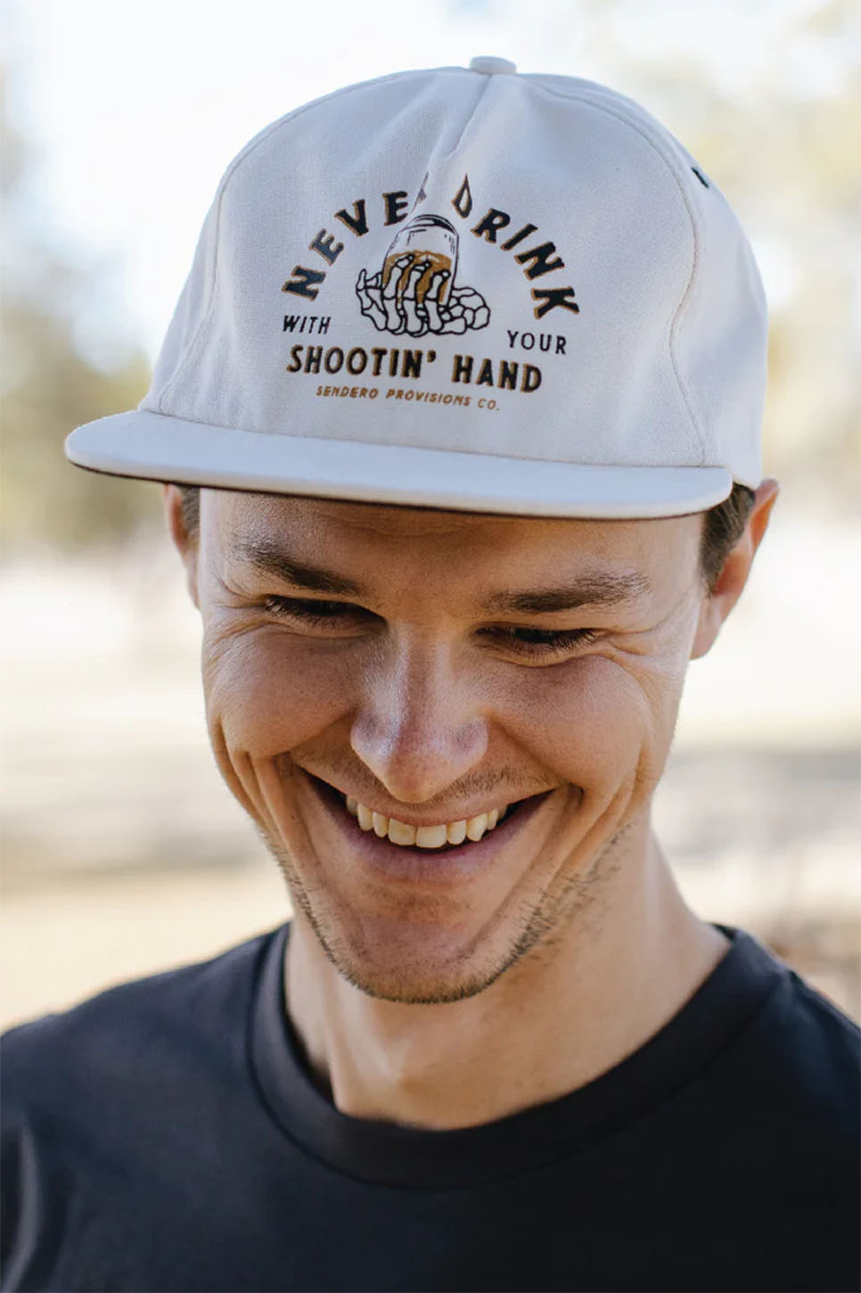 Sendero - Shootin' Hand Hat - White - Model