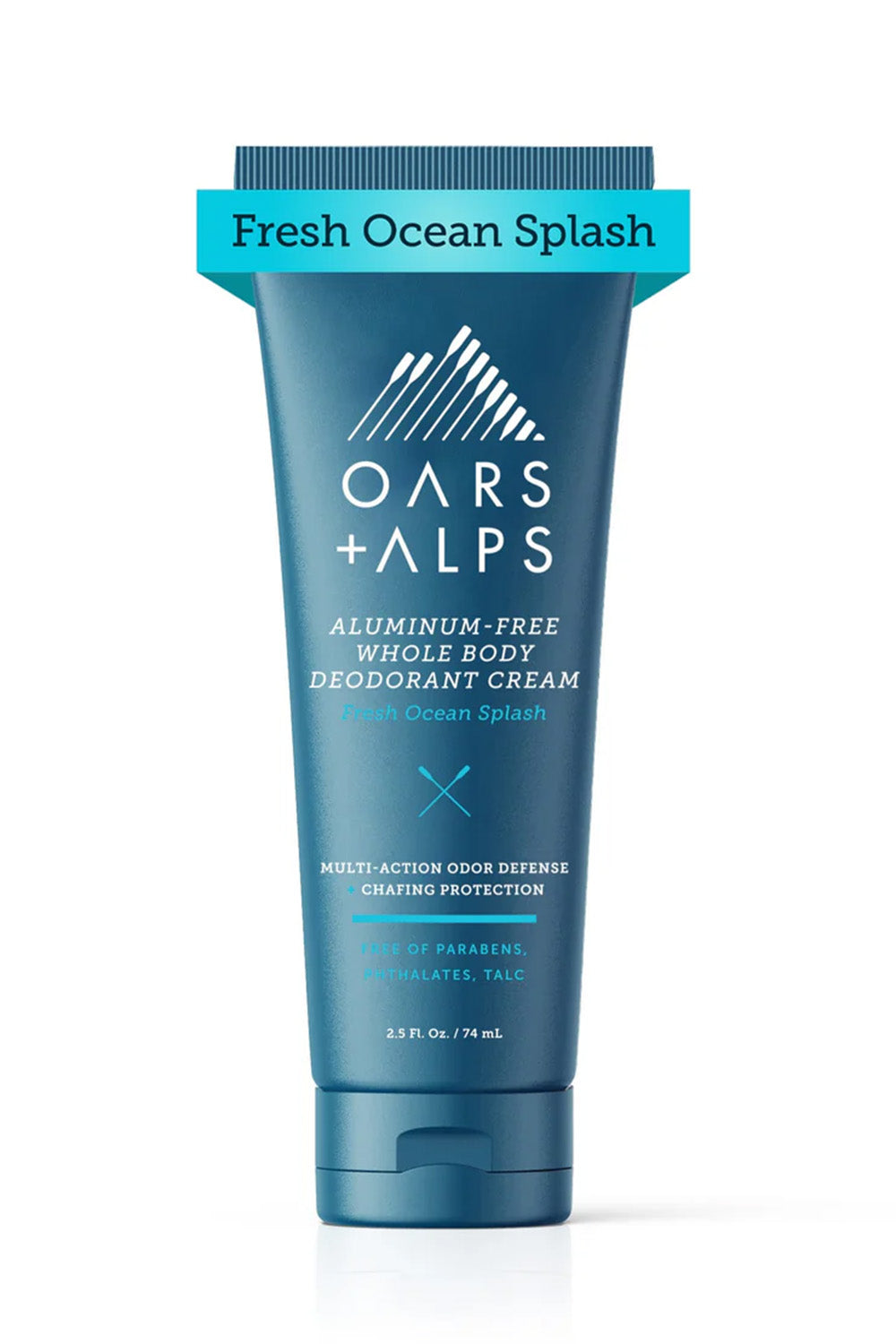 Oars & Alps ALUMINUM-FREE WHOLE BODY CREAM DEODORANT Fresh Ocean Splash