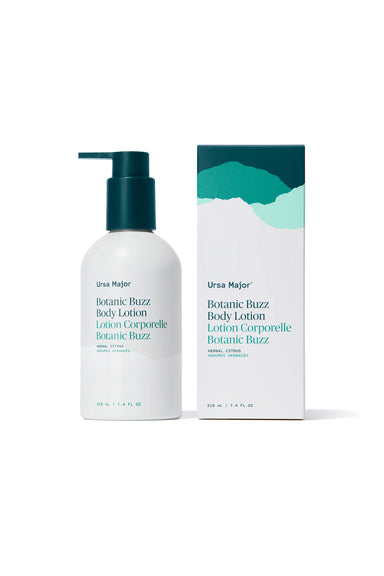 ursa major botanic buzz body lotion package