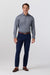 Mizzen+Main Halyard Dress Shirt in Dark Slate Cover — Lifestyle view