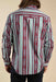 Sendero - Wyatt Pearl Snap Serape Shirt - Tacoma - Back