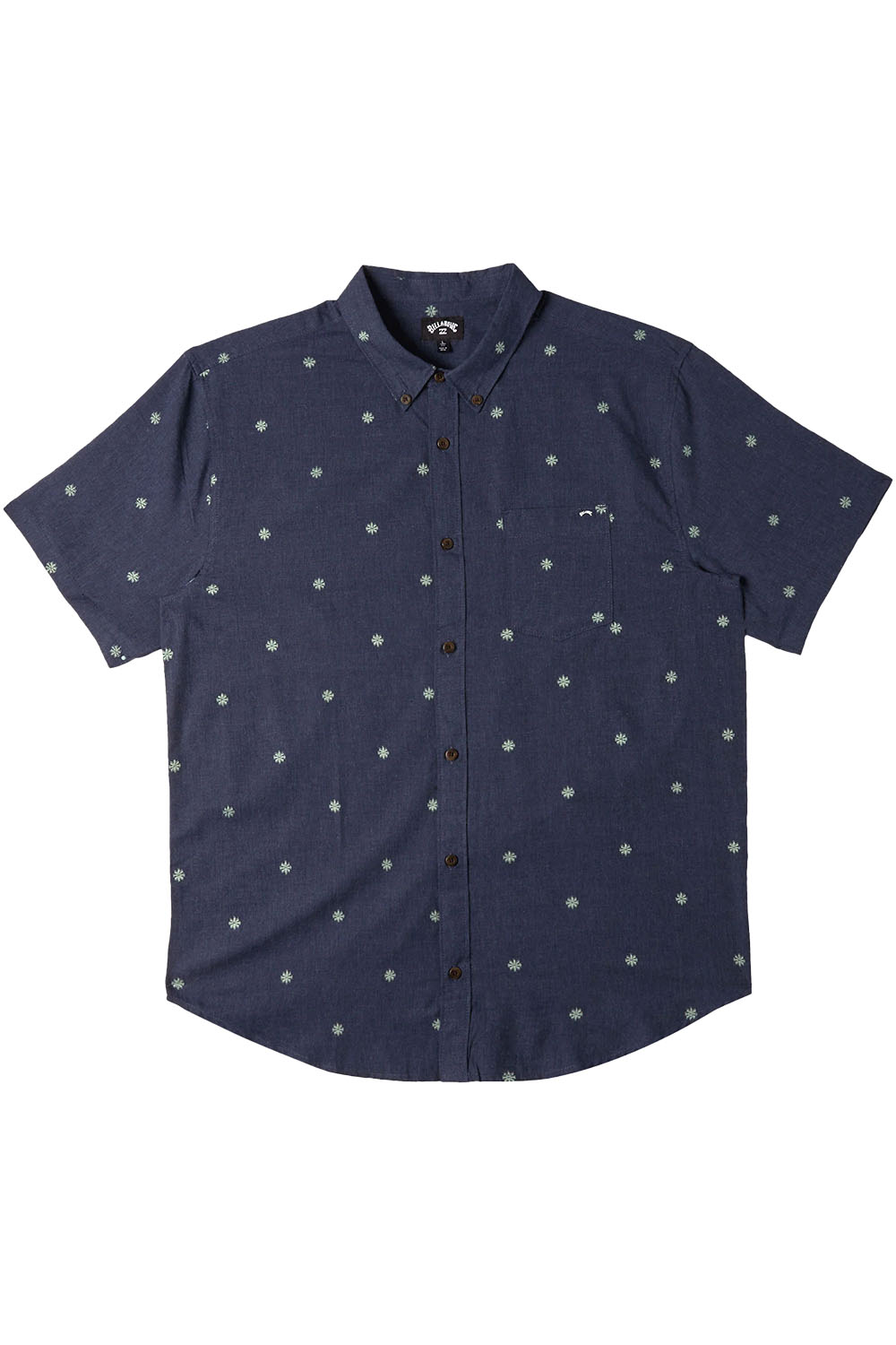 Billabong - All Day Jacquard SS - Dusty Navy - Flatlay