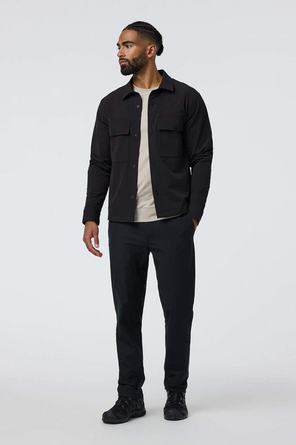 Vuori - Lawson Tech Shirt Jacket - Black 