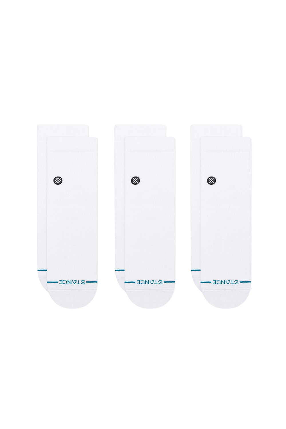Stance - Icon Quarter 3 Pack - White