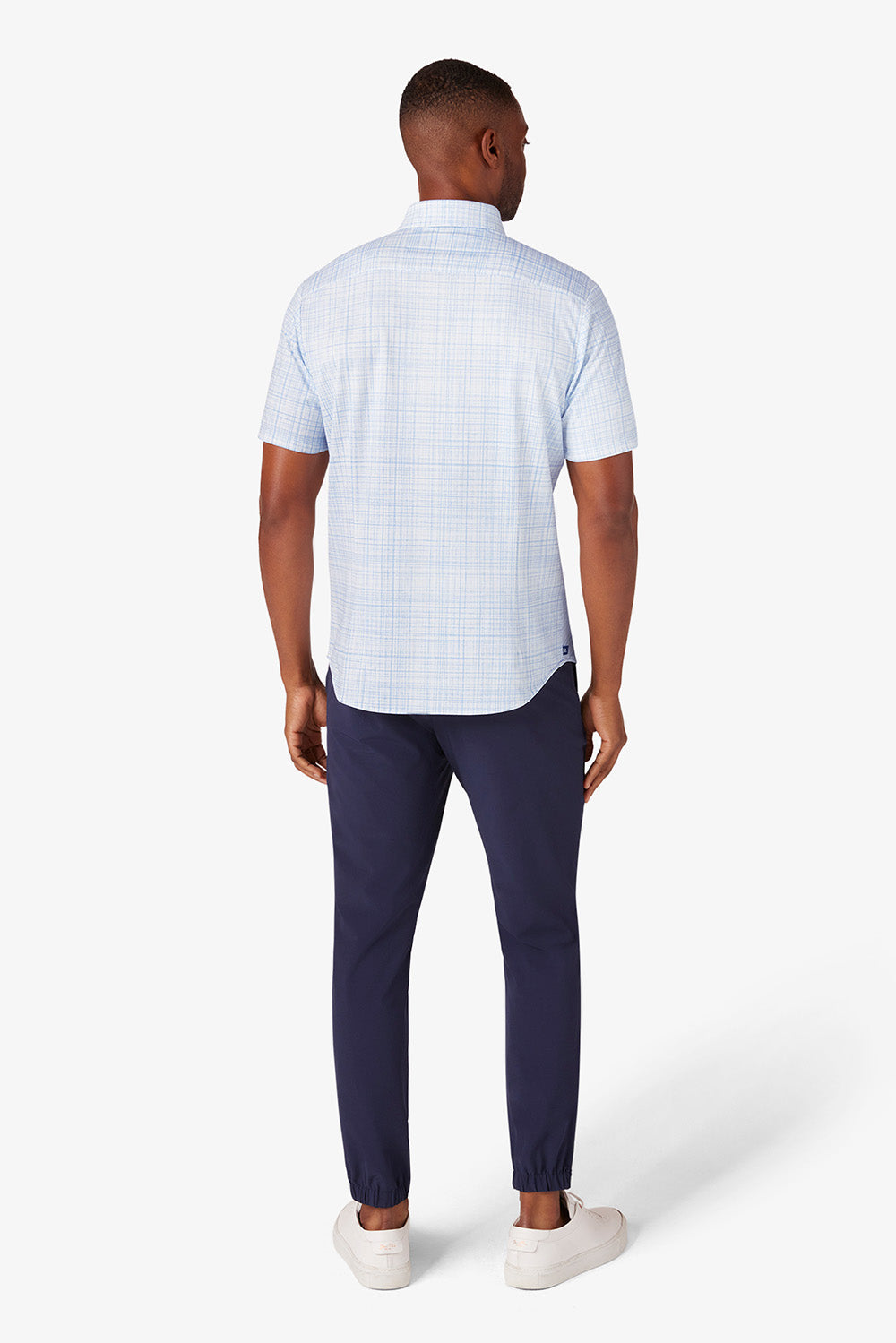 Mizzen + Main - Halyard SS - Carolina Breezy Plaid - Back