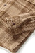 Outerknown - Cloud Weave Shirt - Tawny Wood Sea Mist Plaid - Sleeve