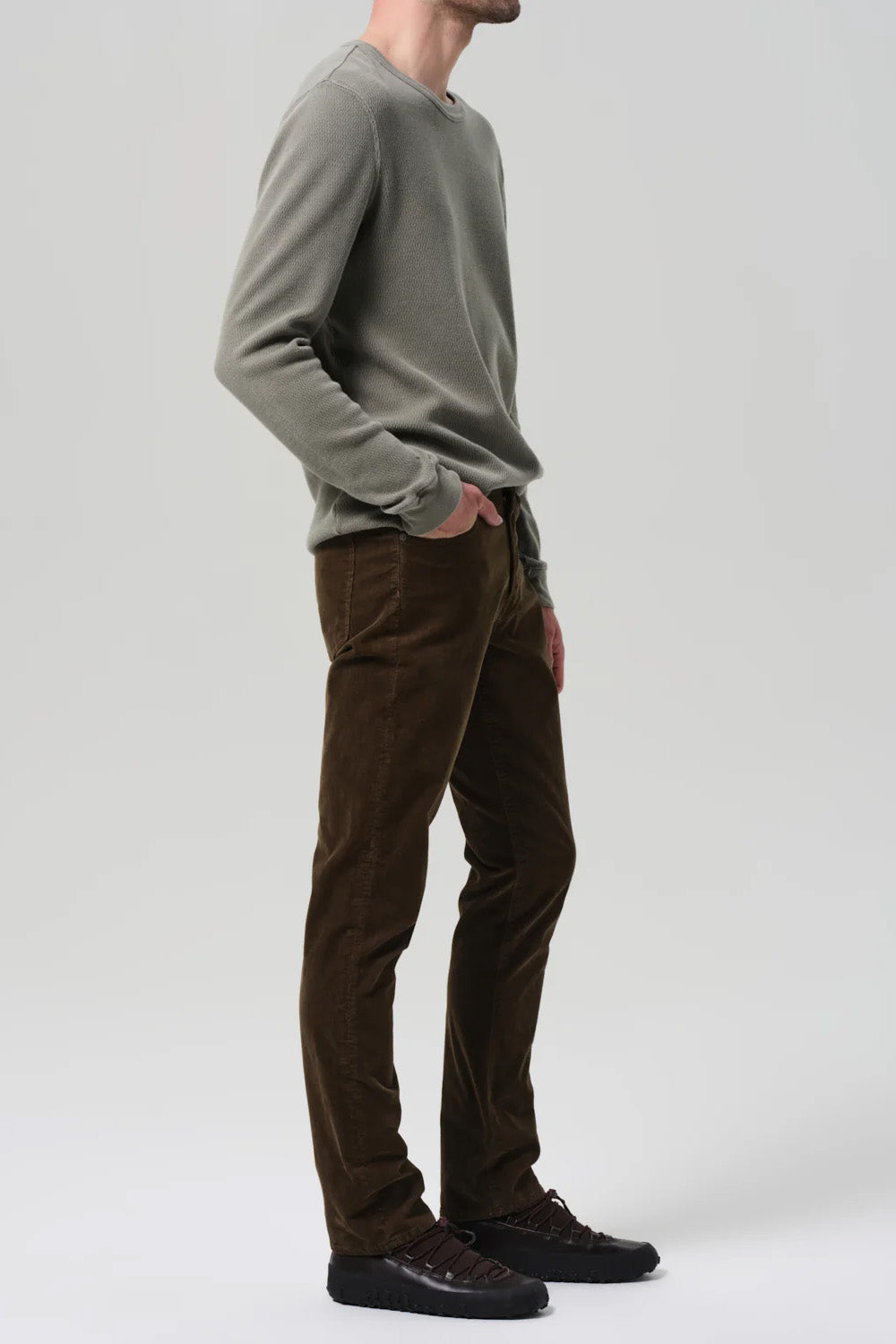 Citizens of Humanity - Gage Corduroy - Olive - Side