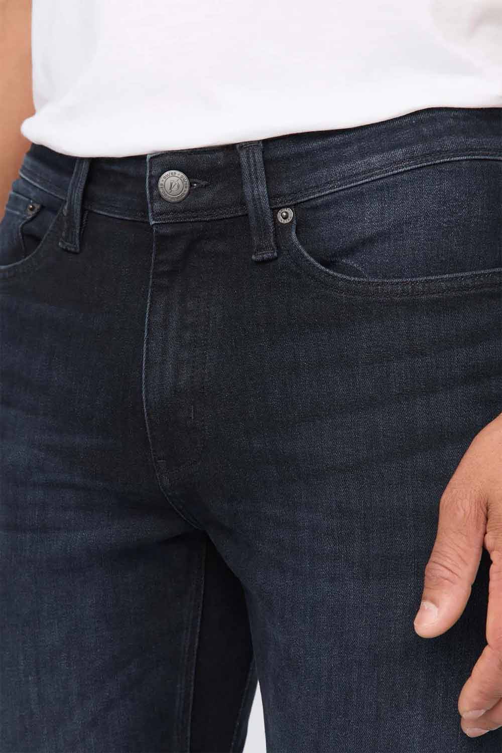 Duer - Performance Denim+ Straight - Carbon Stone - Detail